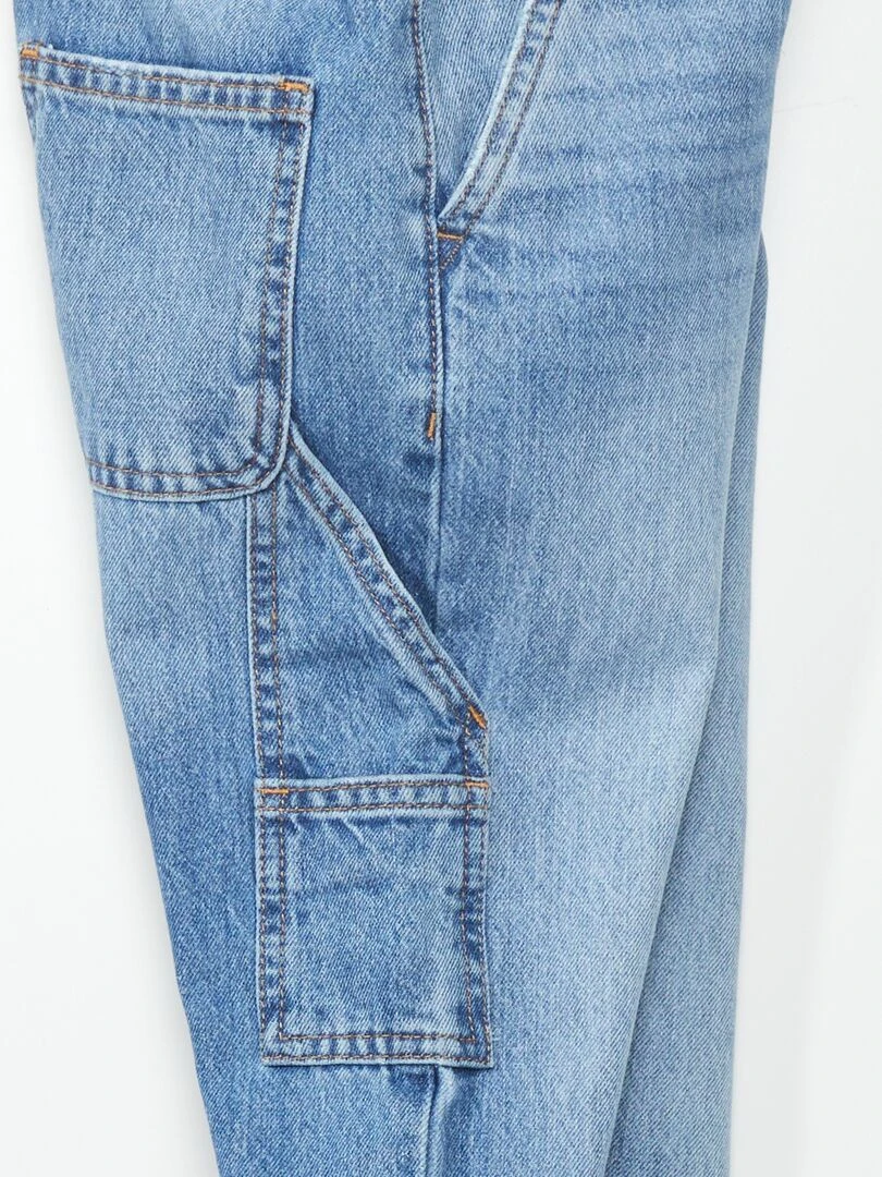 Jean droit avec poches sur les côtés   Stone