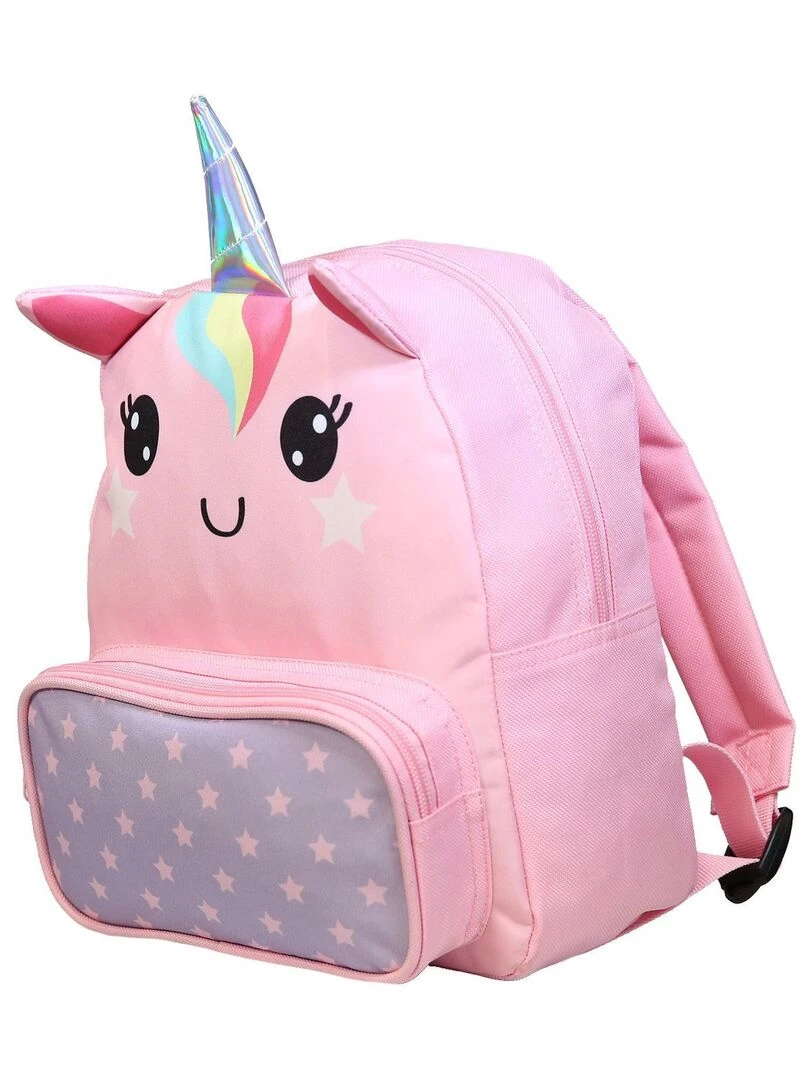 BAGTROTTER Sac à dos gouter maternelle 3D Licorne Kids Rose Rose