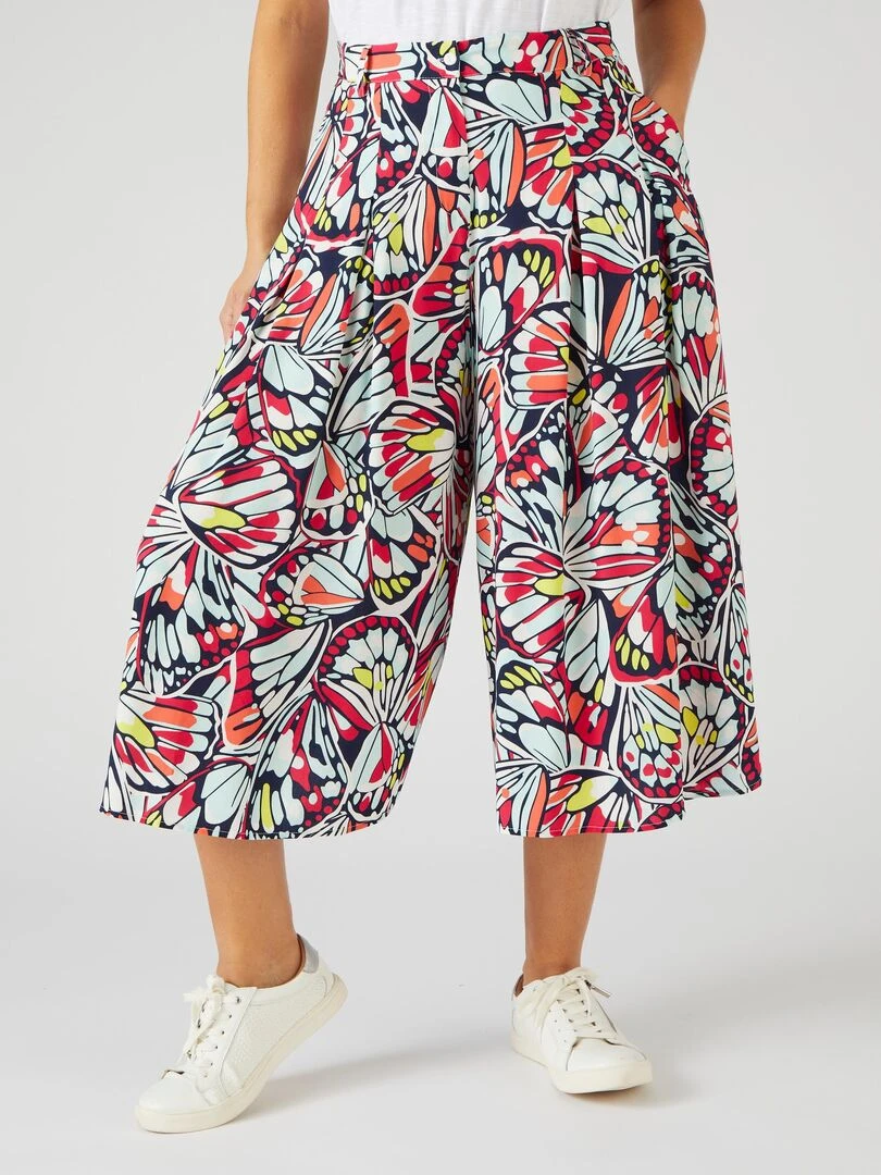 Jupe culotte toucher frais Climatyl Damart Bleu