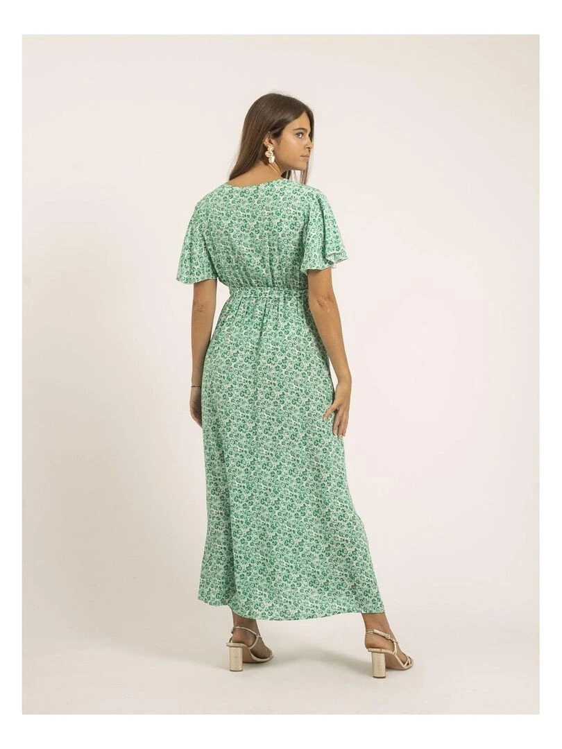Robe longue motifs IFAM Vert