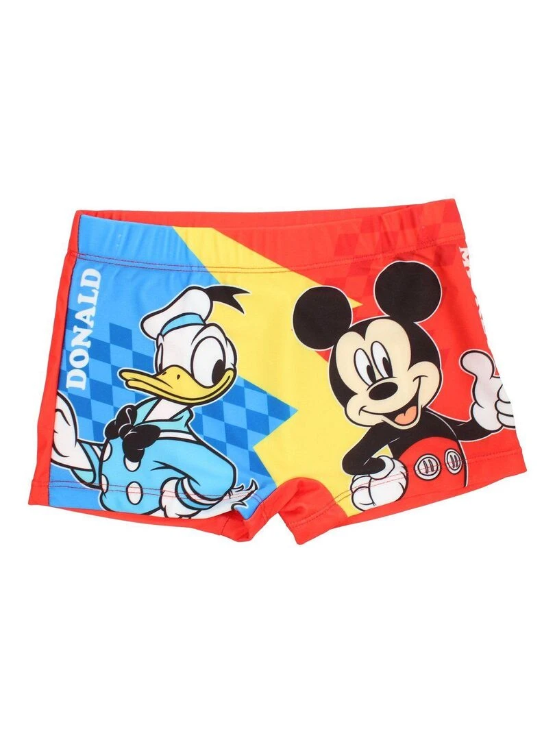 Disney Boxer De Bain garçon imprimé Mickey Rouge