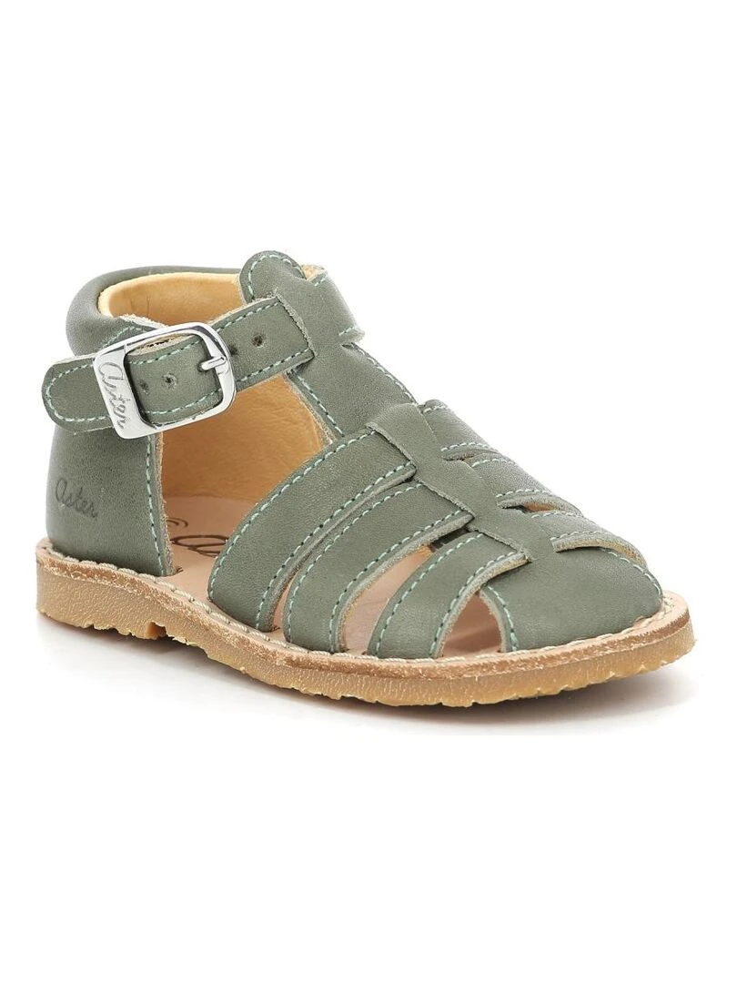 Sandales Cuir Binosmo Kaki