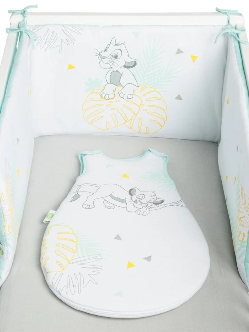 Tour de lit adaptable Disney Roi Lion 40x180 cm   Vert