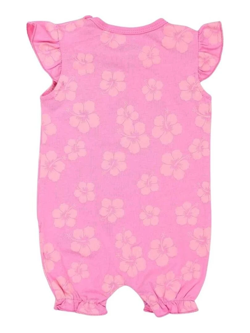 Disney Combishort bébé fille imprimé Lilo Et Stitch en coton Rose