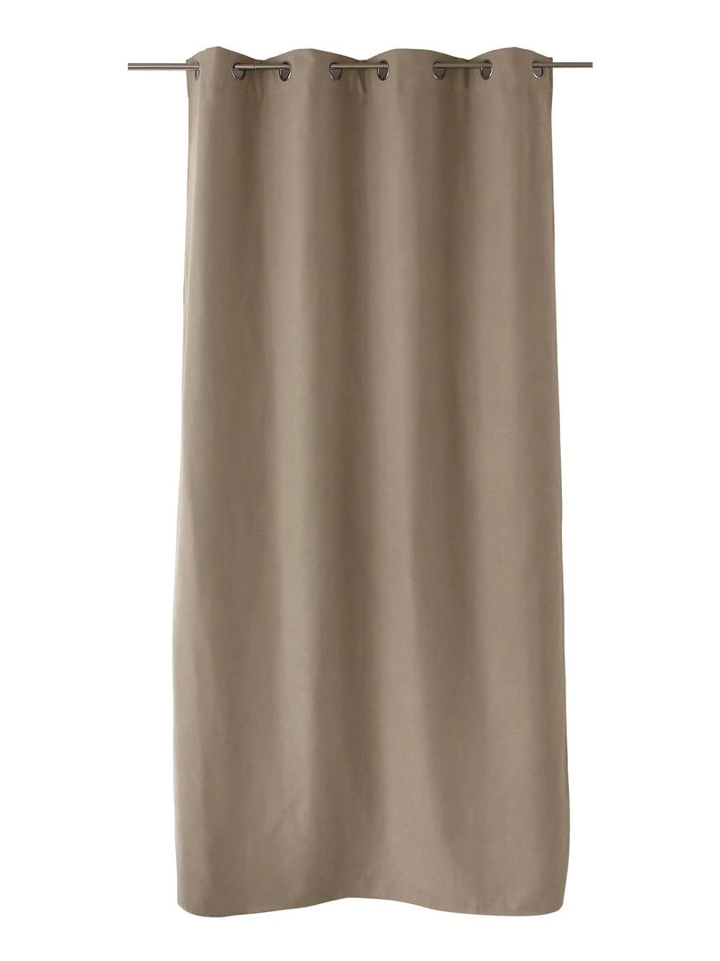 Rideau thermique doublé Beige