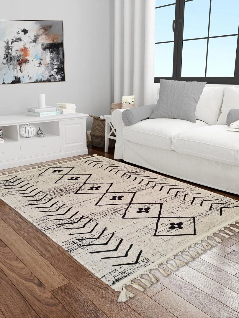 Tapis BERBERE ASSILA Ecru