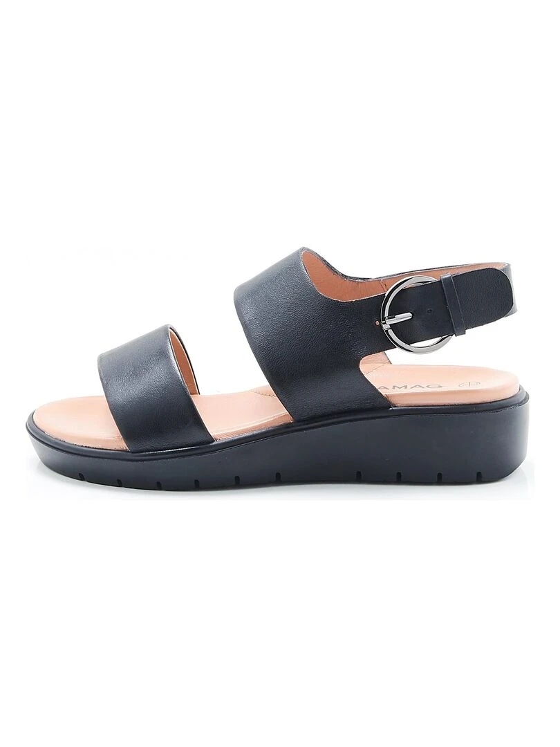 Sandales compensées Amortyl   Damart   Noir