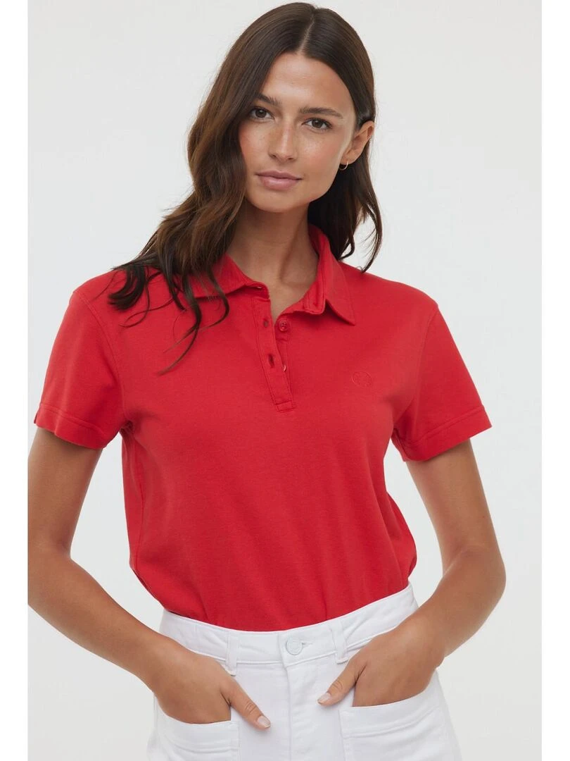 Lee Cooper   Polo manches courtes coton  BAELLE   Rouge