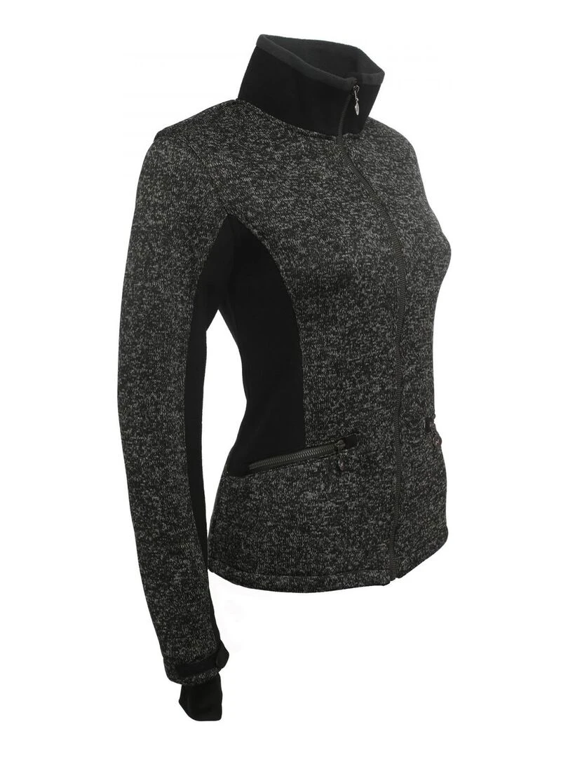Blouson polaire femme ATMOS   Noir Noir