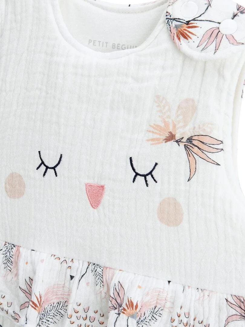 Gigoteuse TOG 2 en gaze de coton Exotic Bird   Ecru