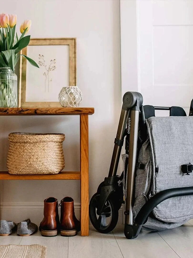 Poussette "Mell" gris clair   Gris clair