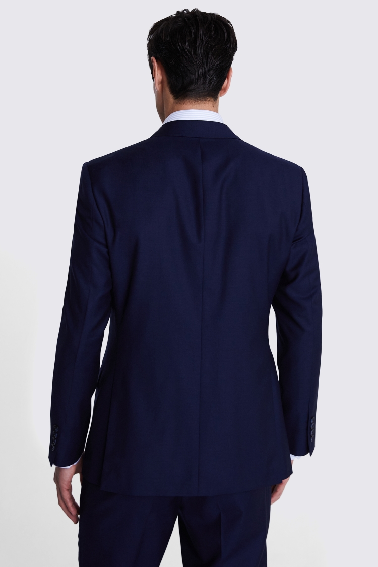 Italian Tailored Fit Navy Jacket   Buy Online at Moss