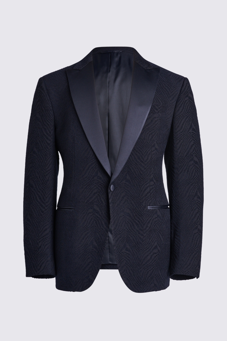 Tailored Fit Navy Hoxton Jacket     Buy Online at Moss