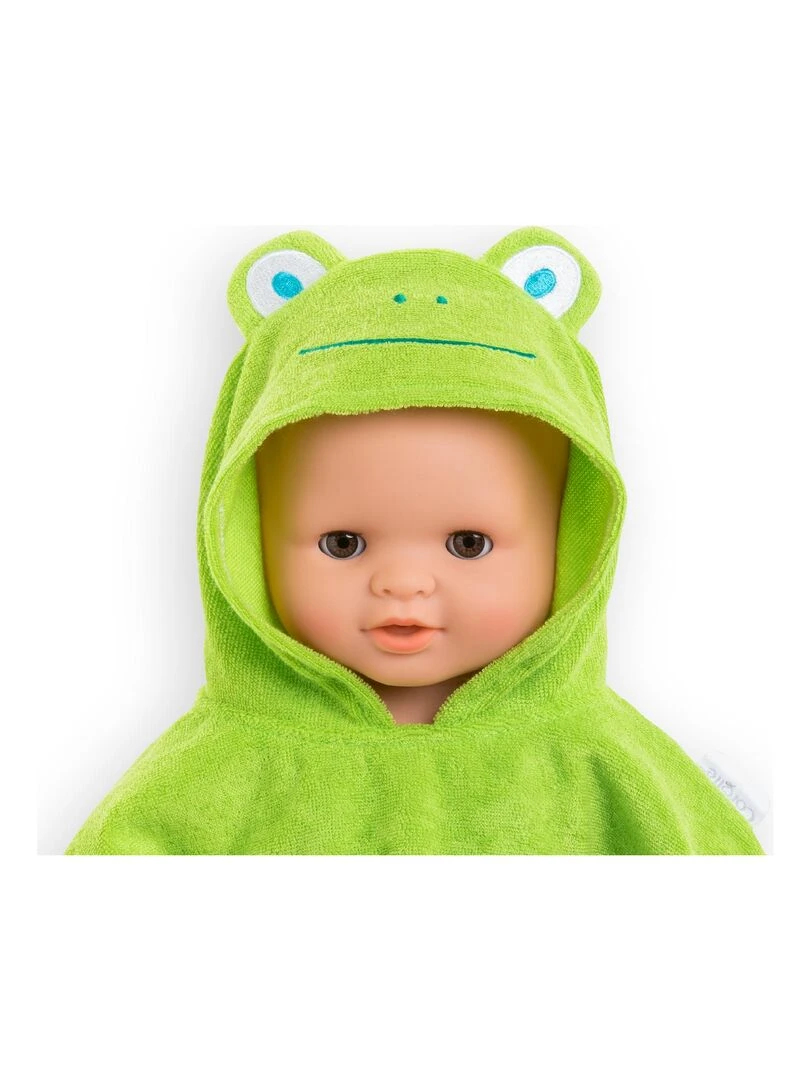 Cape de bain grenouille pour poupon 36cm N/A