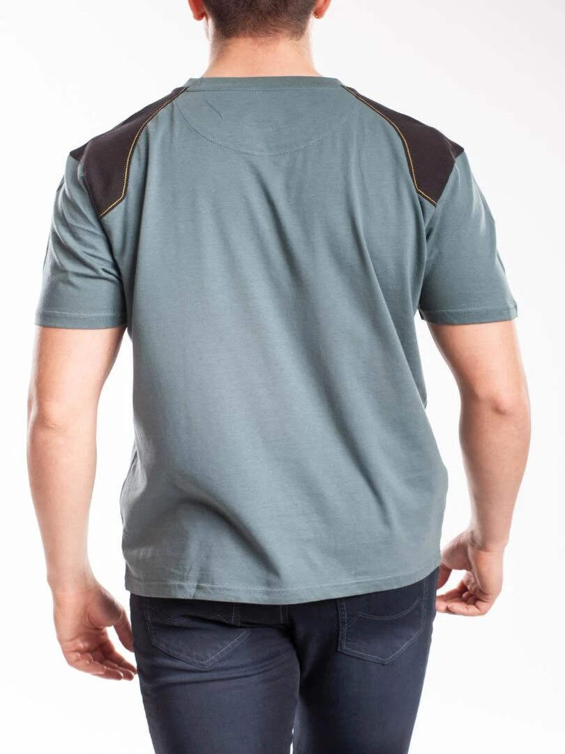 T shirt renforcé coton WORKTS 'Rica Lewis'   Vert