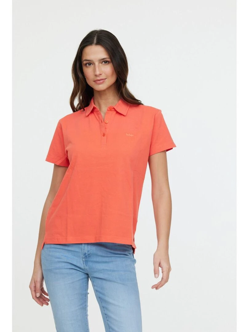 Lee Cooper   Polo manches courtes coton regular BEA   Orange