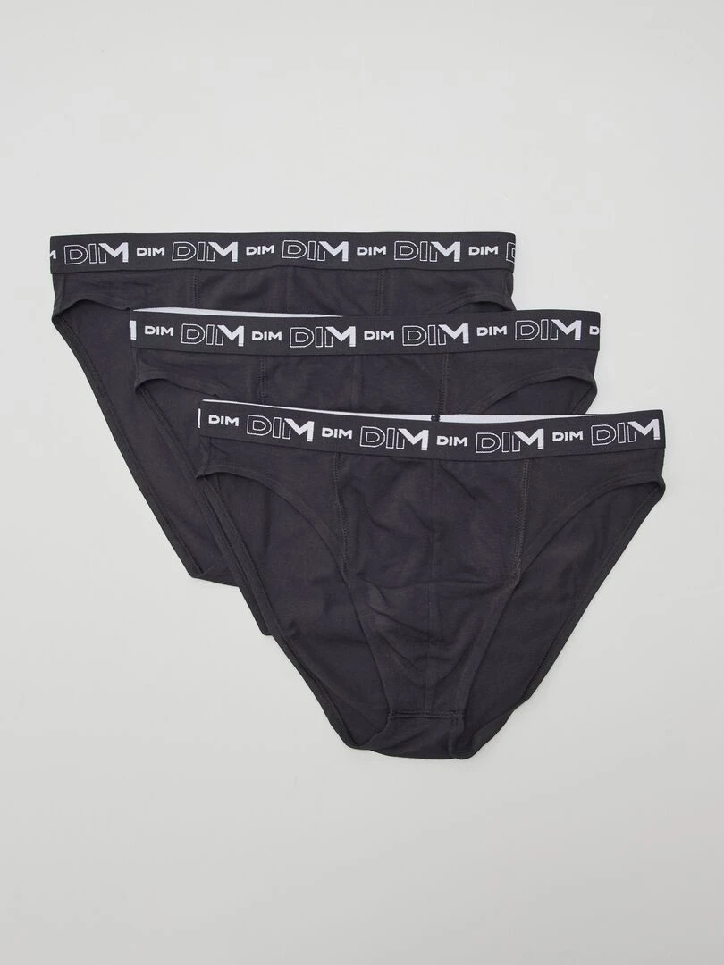 Lot de 3 slips 'Dim' Noir