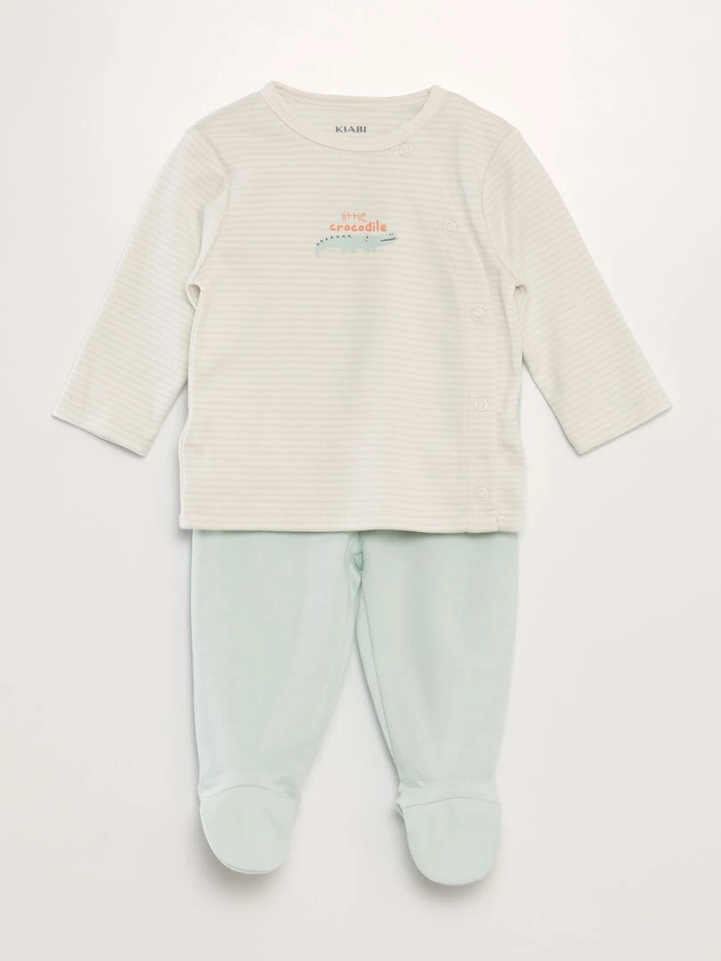 T shirt à volants   Blanc cerise