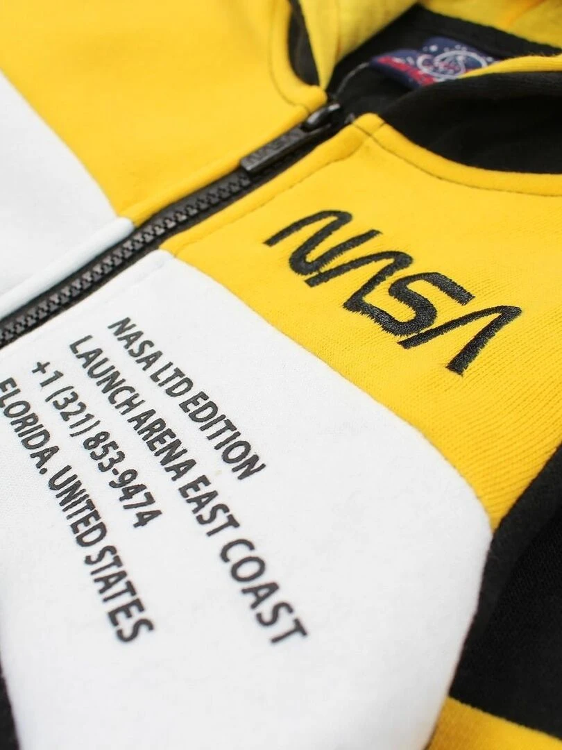 Nasa   Veste garçon imprimé logo   Noir