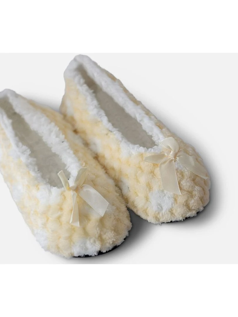 Chaussons à motifs Kebello   Rose