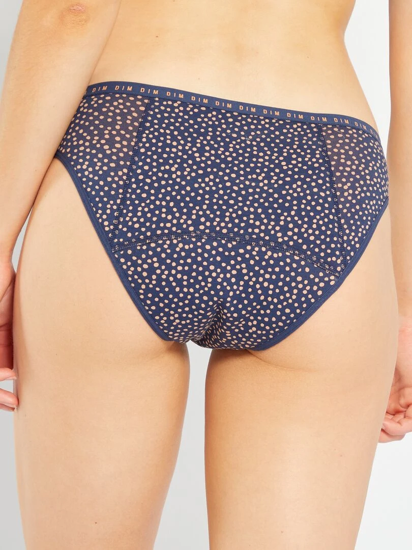 Culotte menstruelle Flux abondant 'DIM' Protect bleu marine