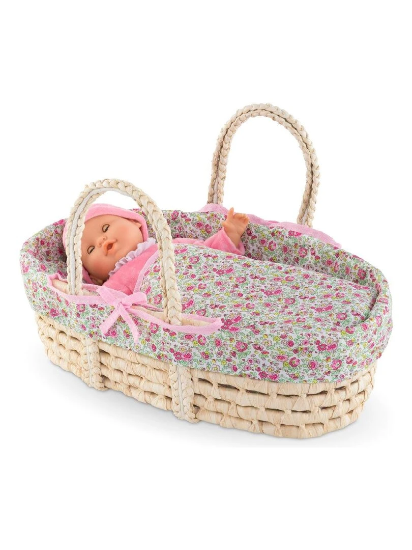 Ensemble Couffin Tressé pour poupon 36 et 42 cm N/A