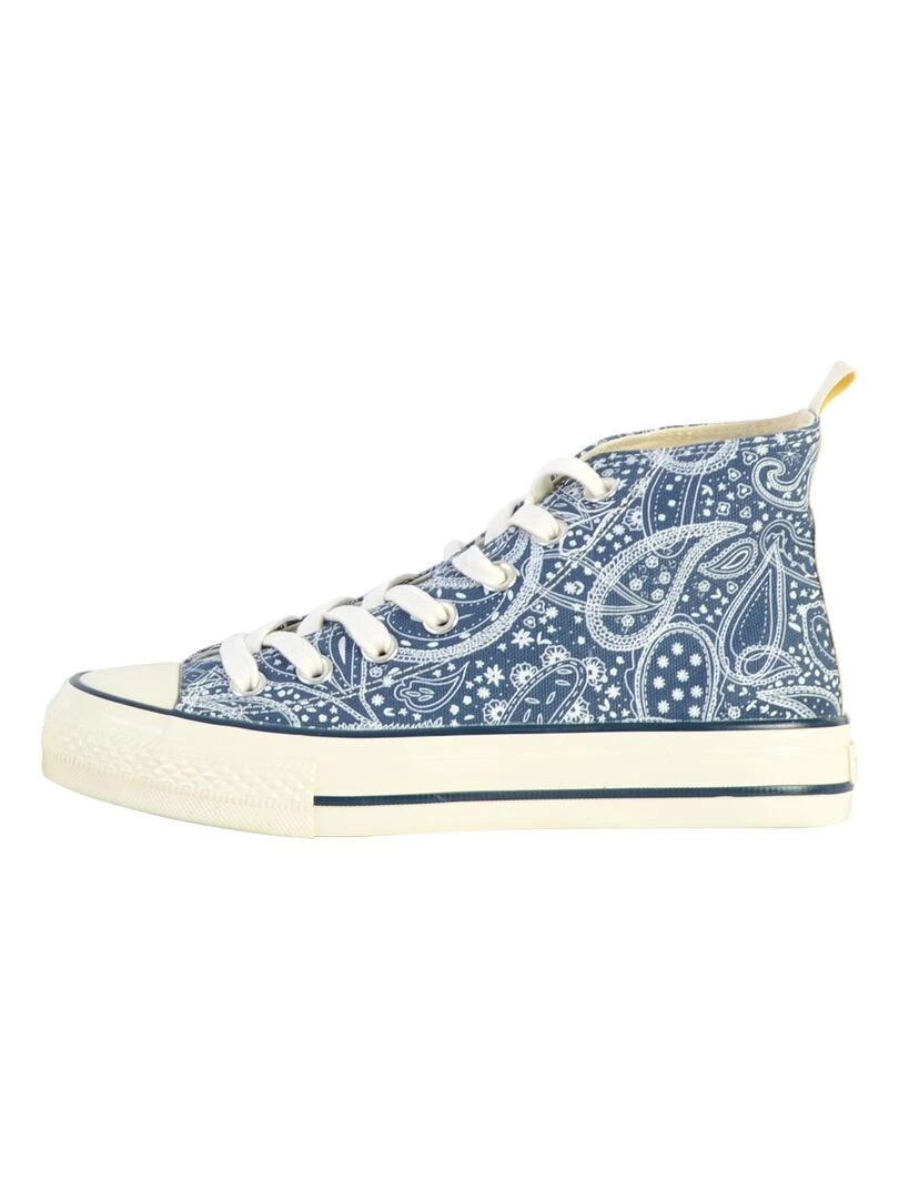 Basket à Lacets Victoria Bleu