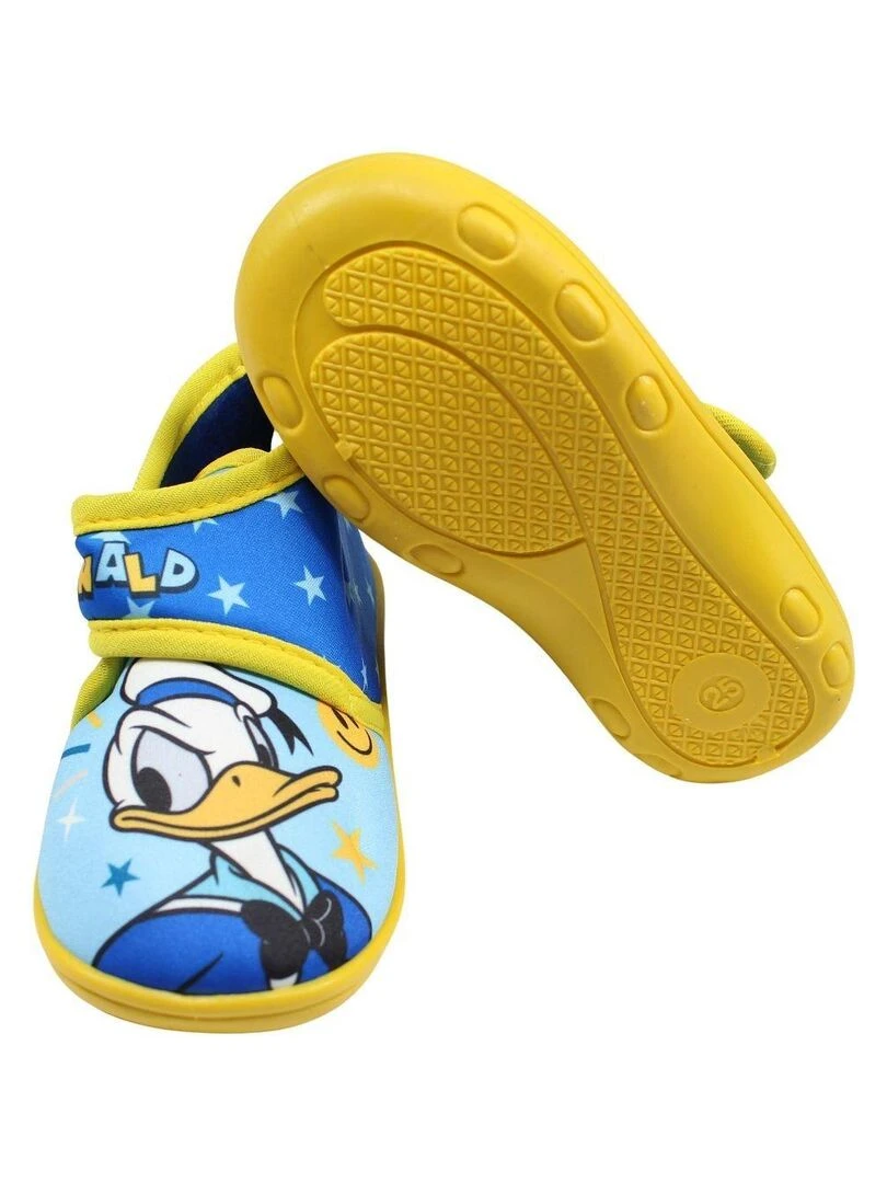 Disney   Chaussons garçon imprimé Donald   Jaune