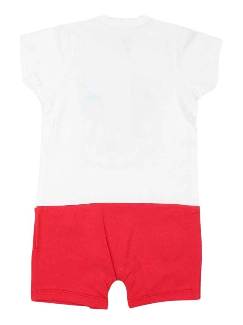 Disney Combishort bébé fille imprimé Minnie en coton Rouge