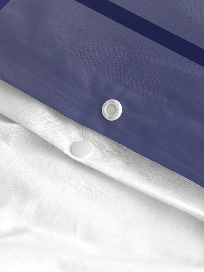 Parure housse de couette 2 pièces Long braid "Happyfriday"   Jaune