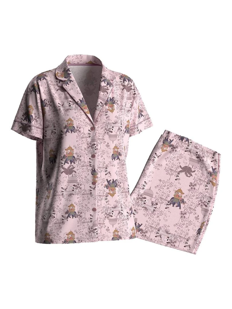 Pyjama en coton  modal et élasthanne Ginger   Rose