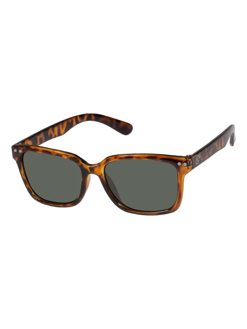 Lunettes de soleil 10 12 ans Rectangulaire Ecaille Marron