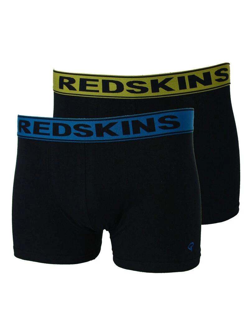 Boxer Redskins Pack De 2 Bx04 Bleu