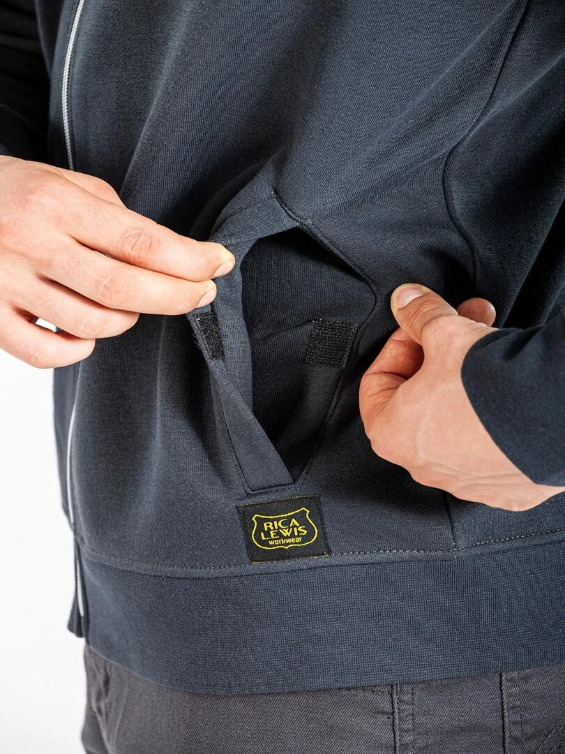 Sweat zippé FULLZIP 'Rica Lewis'   Gris