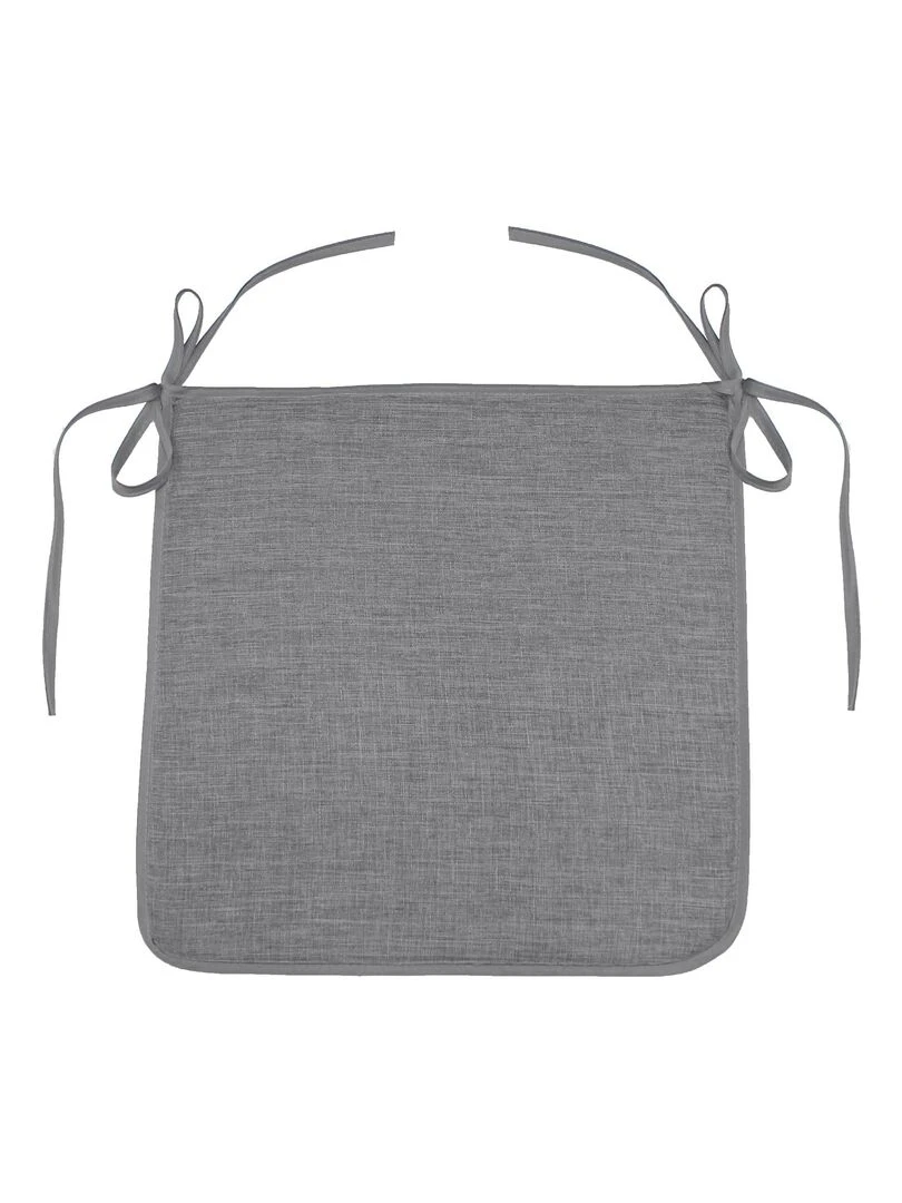 Coussin Galette de chaise Collection Chambray Newtons Gris