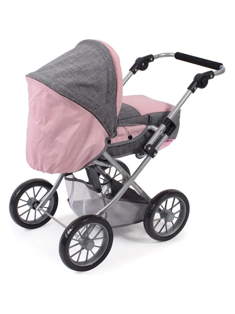 Poussette Smarty Gris Clair Rose   N/A