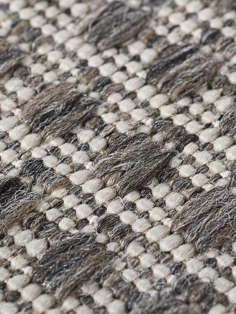 Tapis salon NOUCHY tissé Marron