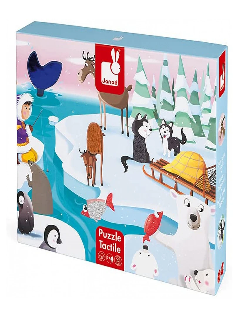 Puzzle Tactile La Vie Sur La Banquise (20 Pièces) N/A
