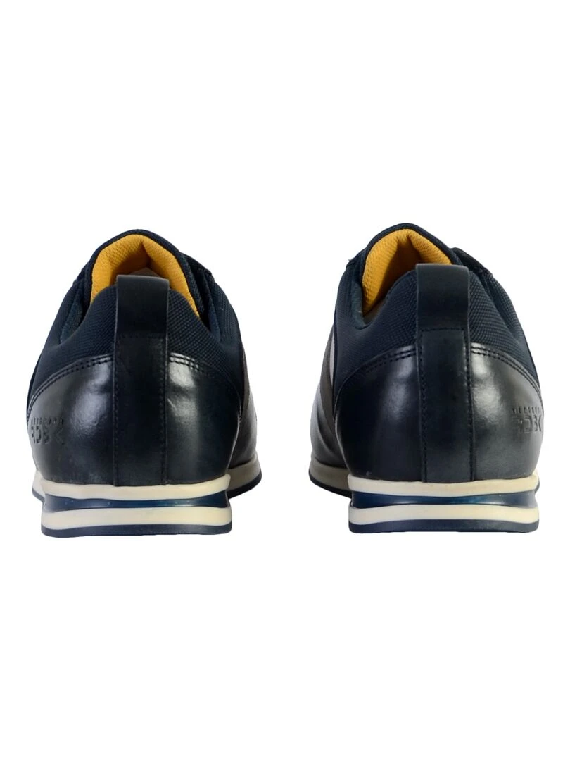 Basket cuir redskins Livingo   Bleu