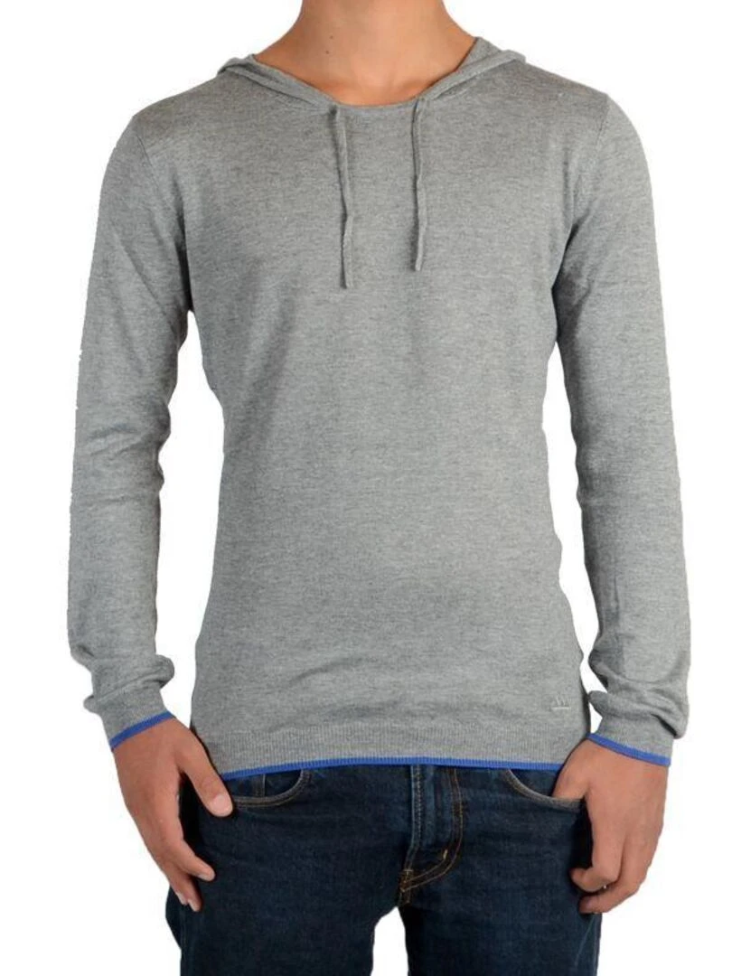 Pull Little Eleven Paris Knit HD Mixte Gris
