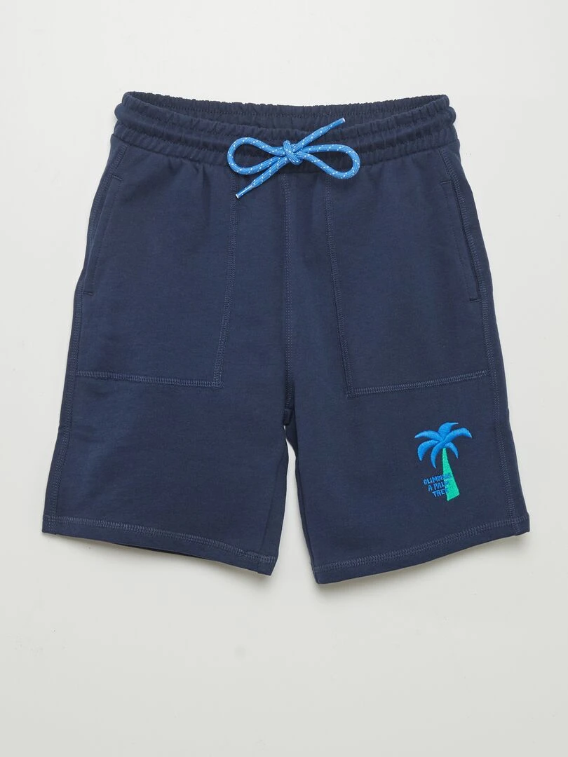 Short en molleton Marine