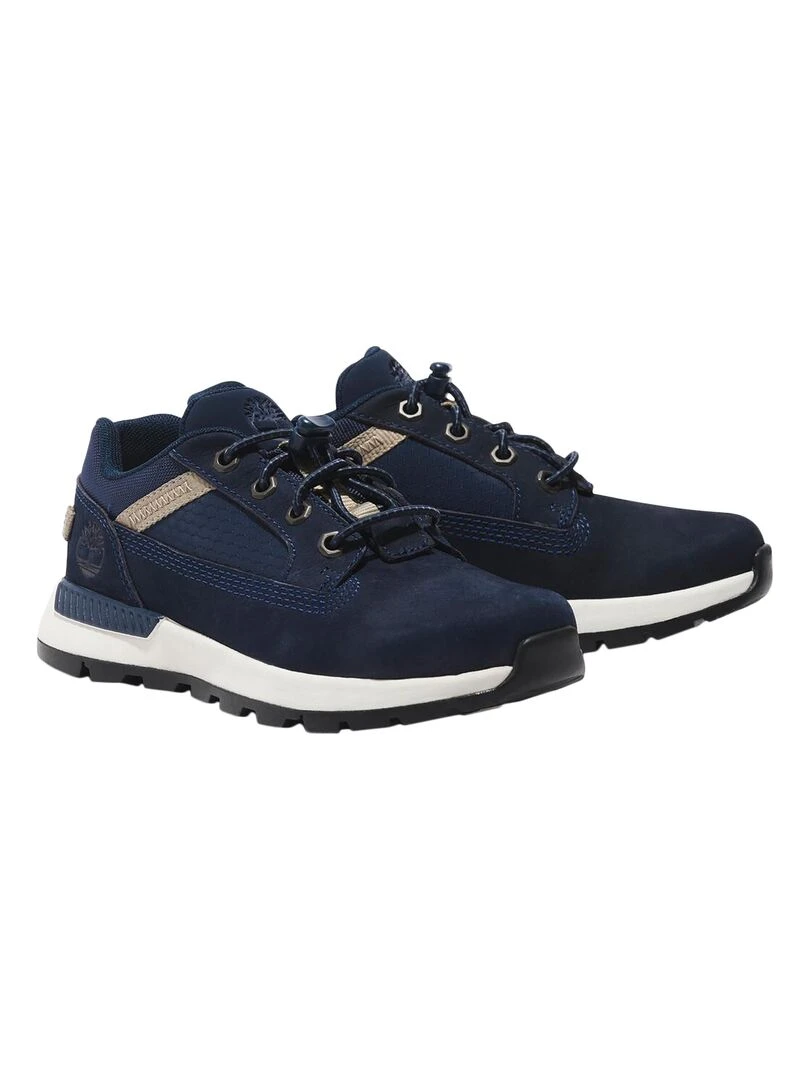 Basket Cuir Enfant Junior Timberland Killington Trekker   Bleu