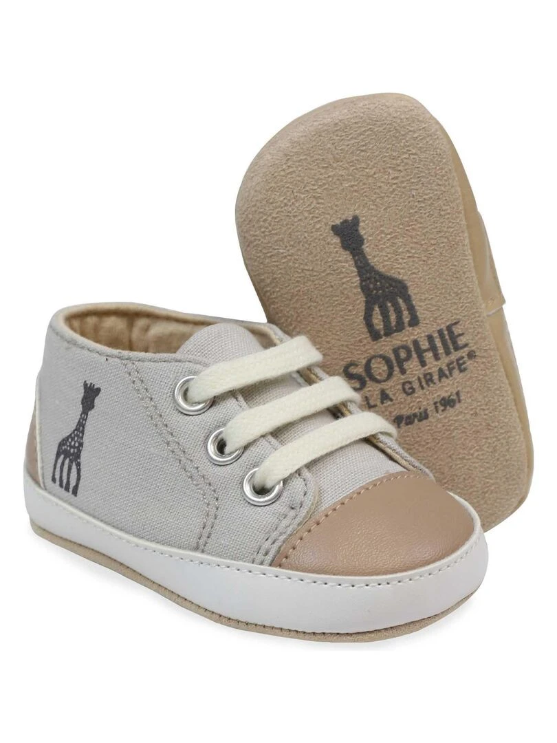 Baskets Sophie la girafe (0 3 mois) Gris