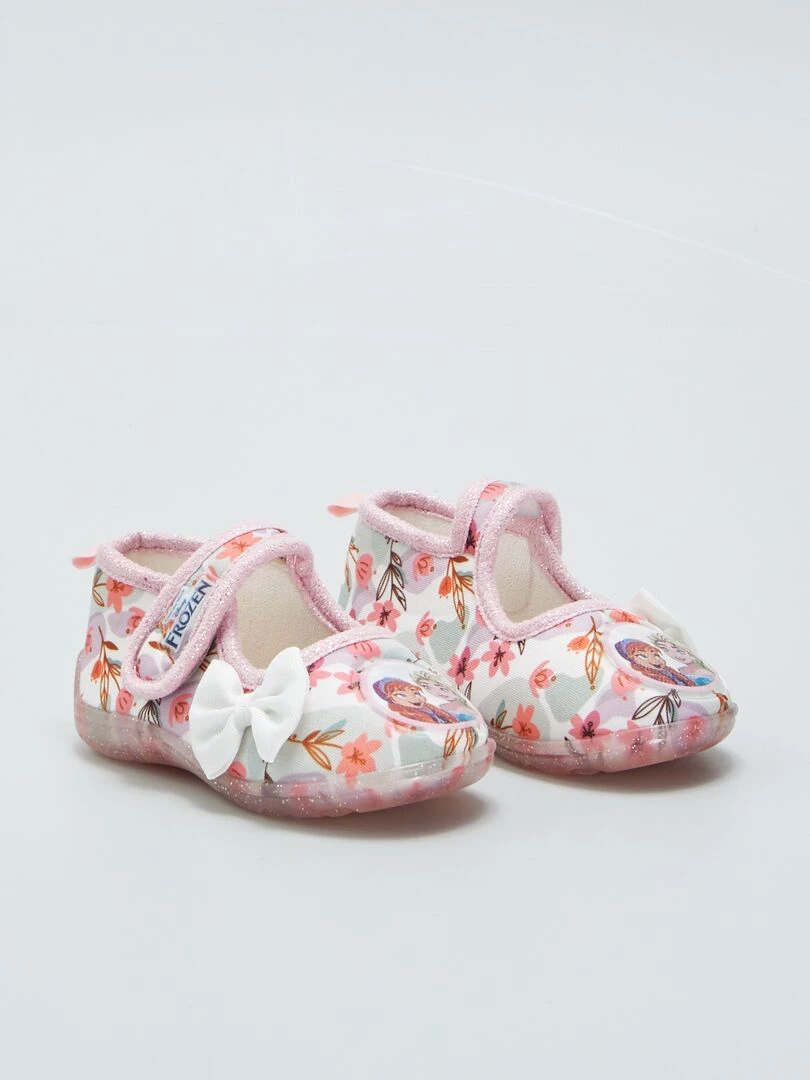 Chaussons 'Reine des Neiges' Rose