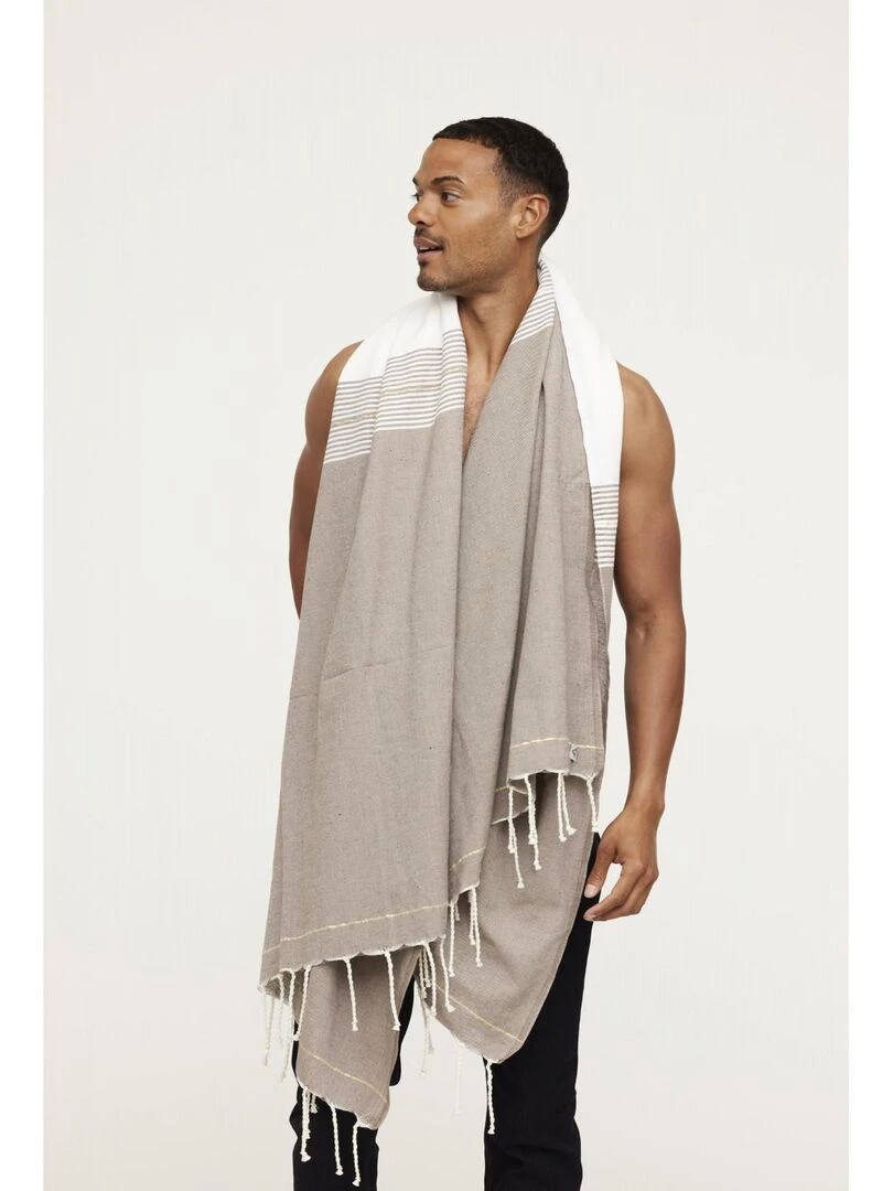 Lee Cooper Fouta coton ITTA Beige