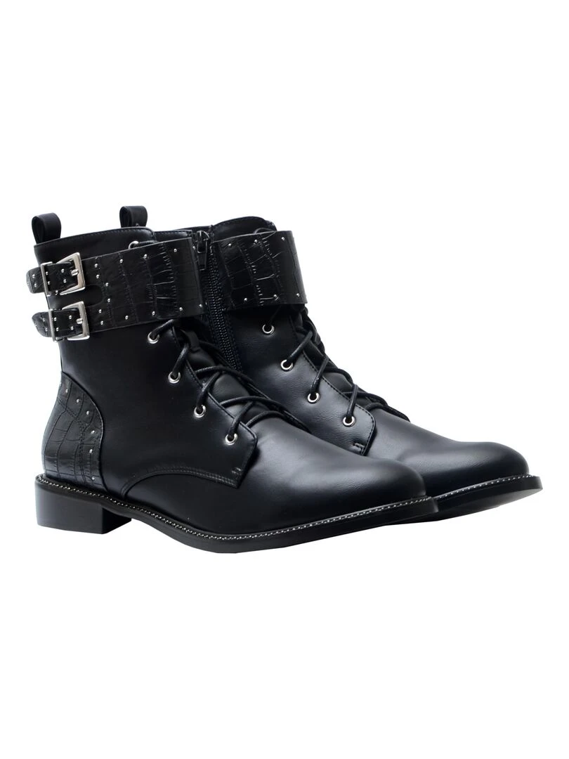 Bottines The Divine Factory QL4025   Noir