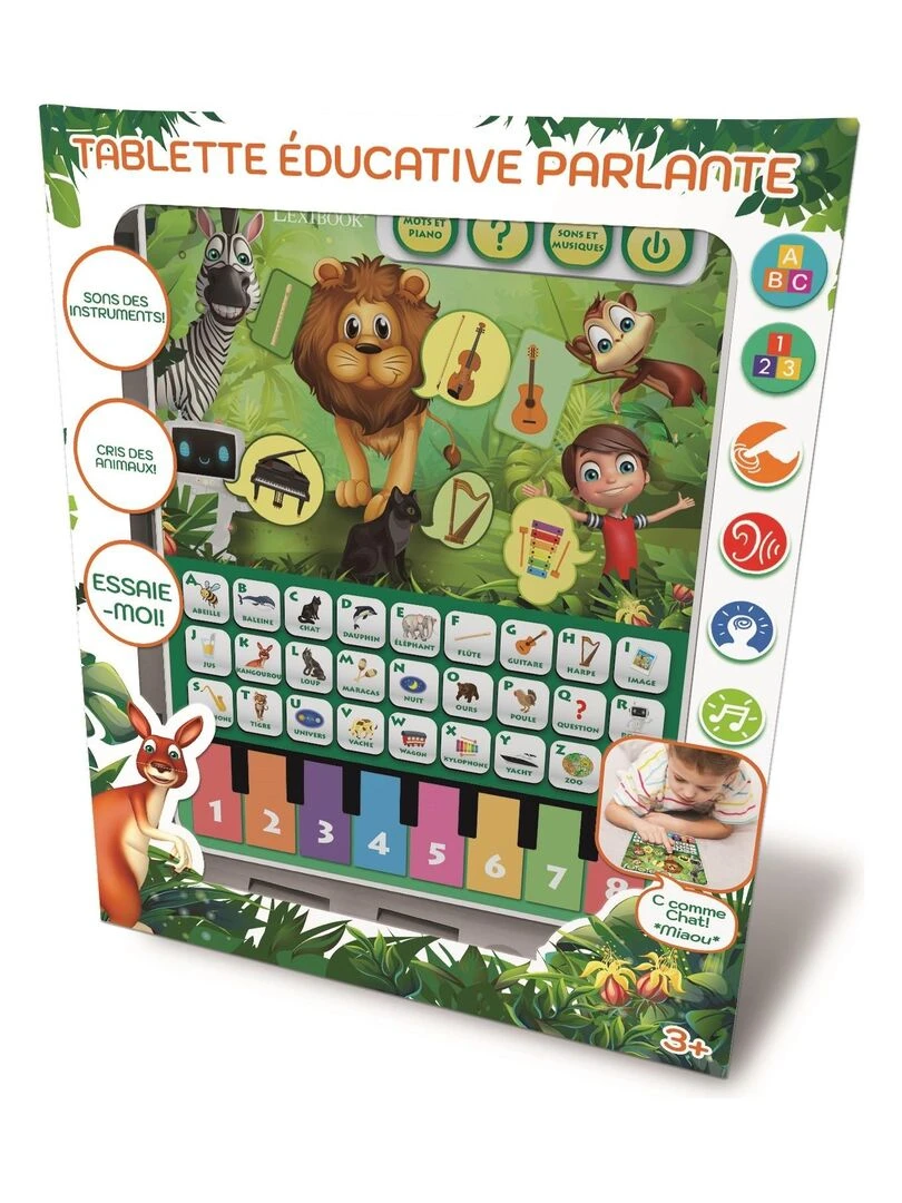 Tablette Éducative Abécédaire Parlante Pour Découvrir Les Animaux Et La Musique   N/A