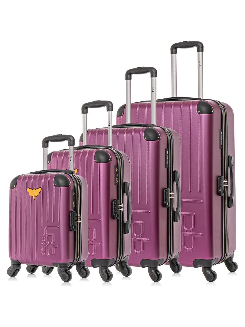 LPB LUGGAGE SET DE 4 MARIANNE M Violet prune