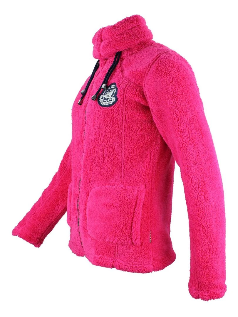 Blouson polaire femme ASANA   Rose fushia