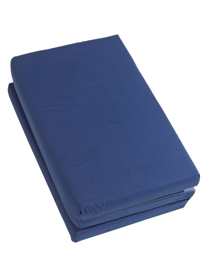 ROBA Matelas de Voyage 60 x 120 cm Pliable + Sac de Transport   Bleu